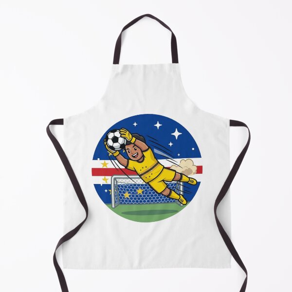 Item preview, Cape Verde Soccer Football | Yellow Black Soccer Jersey designed and sold by Shape Snip Studio.