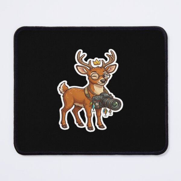 Item preview, Photographer Deer with Camera Illustration designed and sold by DailySparks.