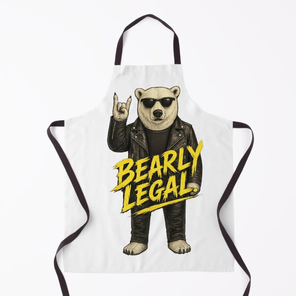 Item preview, Bearly Legal | Funny Bear Rocker Humor Design designed and sold by Daagath.