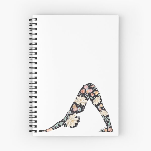 Item preview, Downward Dog Pose - Black Sihouette (Yoga Botanicals Series) designed and sold by Winooski Designs.