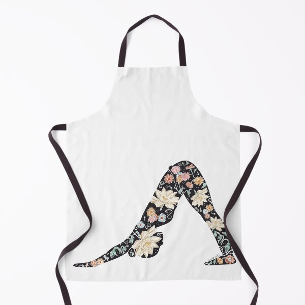 Item preview, Downward Dog Pose - Black Sihouette (Yoga Botanicals Series) designed and sold by Winooski Designs.