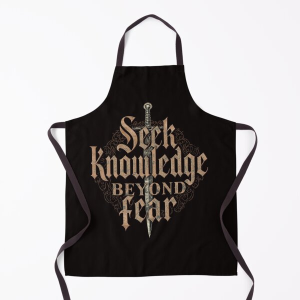 Item preview, Sick Knowledge Beyond Fear Gothic Sword Typography Design designed and sold by Vvmd.
