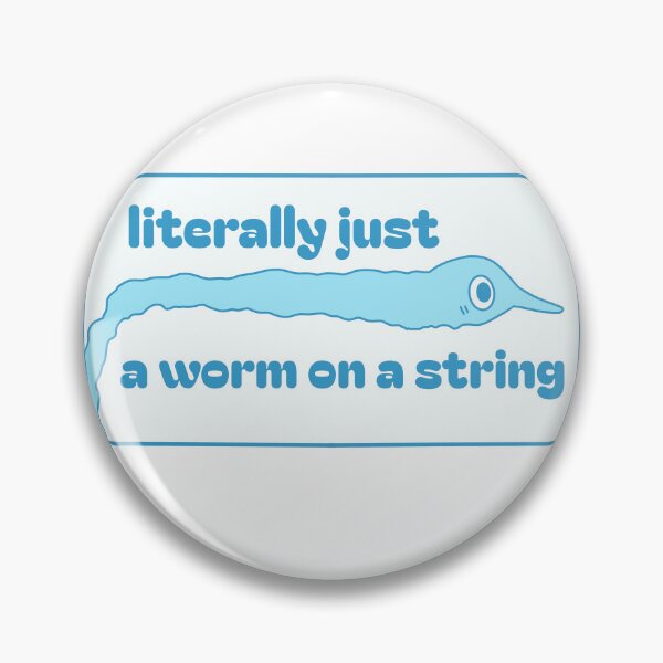Item preview, literally just a worm on a string designed and sold by violletine.