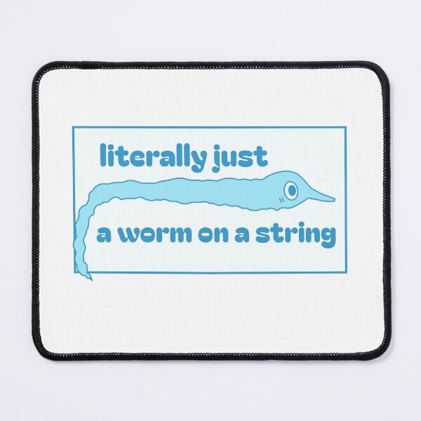 Item preview, literally just a worm on a string designed and sold by violletine.