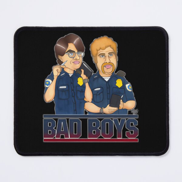 Item preview, Superbad Cops Slater Michaels Bad Boys Caricature designed and sold by MAH NOOR ILYAS.