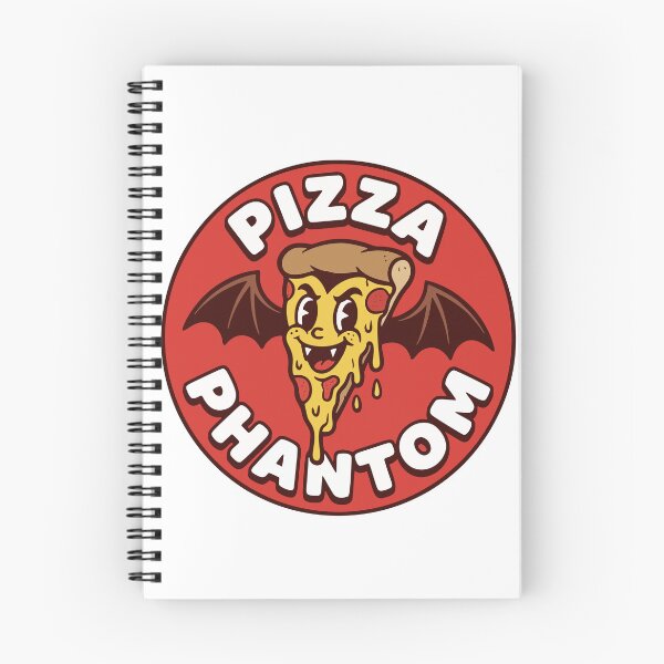 Item preview, Pizza Phantom – Funny Spooky Pizza Bat Wings designed and sold by cladeart.