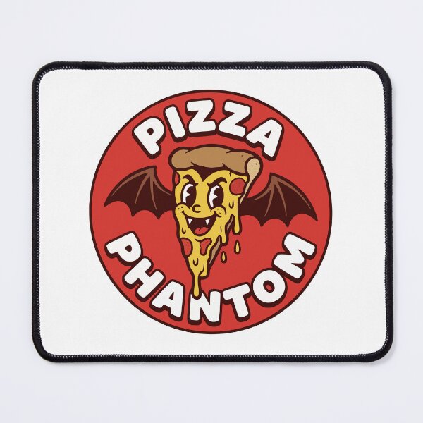 Item preview, Pizza Phantom – Funny Spooky Pizza Bat Wings designed and sold by cladeart.