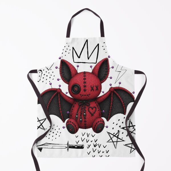 Item preview, Creepy Red Bat King Voodoo Doll – Gothic Creepy Cute White designed and sold by CaylaTay.