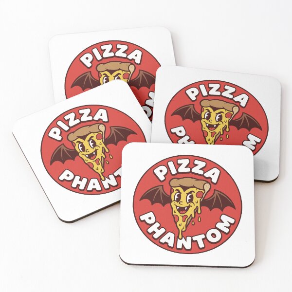 Item preview, Pizza Phantom – Funny Spooky Pizza Bat Wings designed and sold by cladeart.
