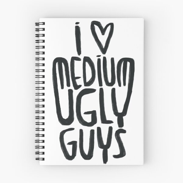 Artikelvorschau, I love heart medium ugly guys entworfen und verkauft von badlydrawnbabe.