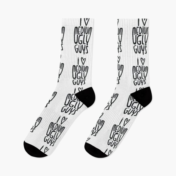 Item preview, I love heart, medium, ugly guys designed and sold by badlydrawnbabe.