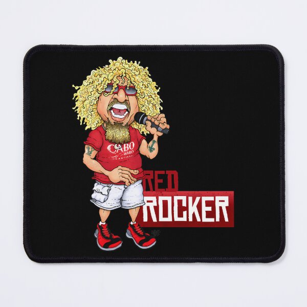 Item preview, Sammy Hagar Red Rocker Musician Caricature designed and sold by MAH NOOR ILYAS.