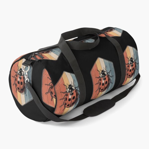 Item preview, Ladybug on Retro Stripes designed and sold by jkrphoto.