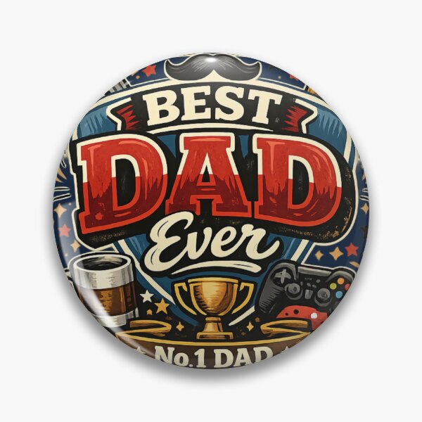 Item preview, Best Dad Ever Superhero Father's Day Gift Design | Hero Dad Graphic for T-Shirts, Mugs & Stickers designed and sold by MimiSabu.