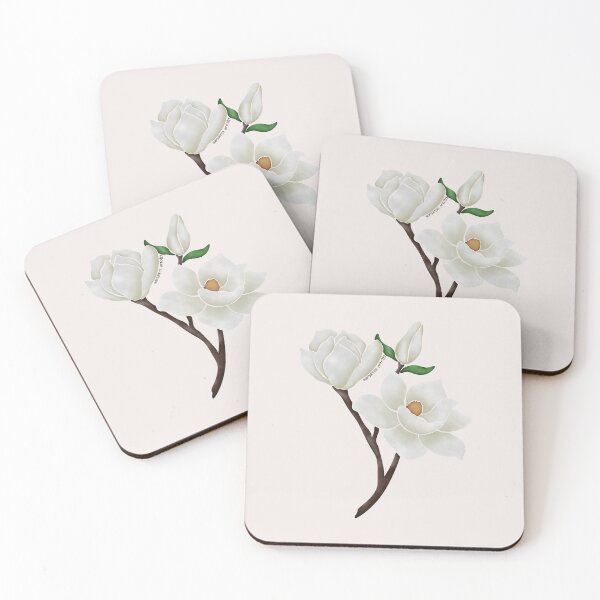 Item preview, Watercolor Southern Magnolia Flower- Texas Native Flower designed and sold by Marguerite Artistry.