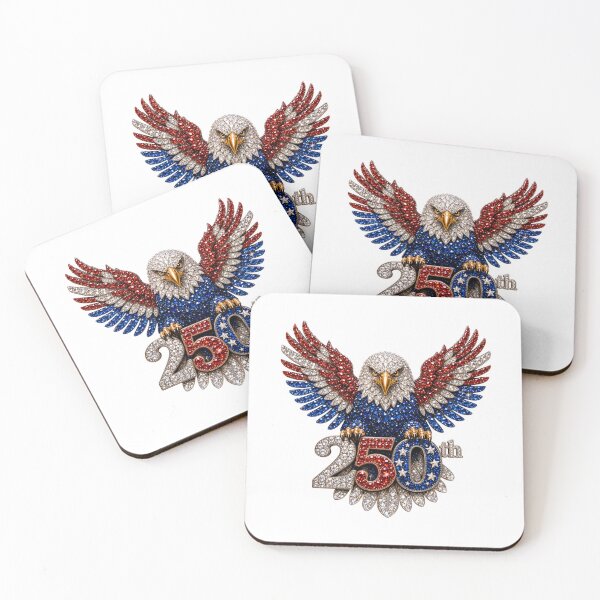 Item preview, 4TH OF JULY 250TH ANNIVERSARY DESIGN WHITE designed and sold by MARIASDESIGNSS.