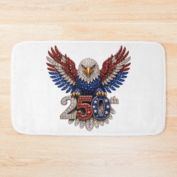 Item preview, 4TH OF JULY 250TH ANNIVERSARY DESIGN WHITE designed and sold by MARIASDESIGNSS.
