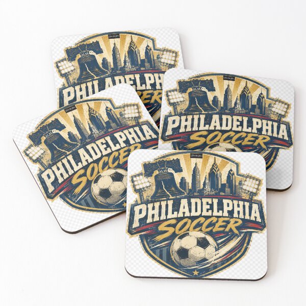 Item preview, Philadelphia Soccer – Vintage Match Day Emblem Design designed and sold by MySheetMusicArt.