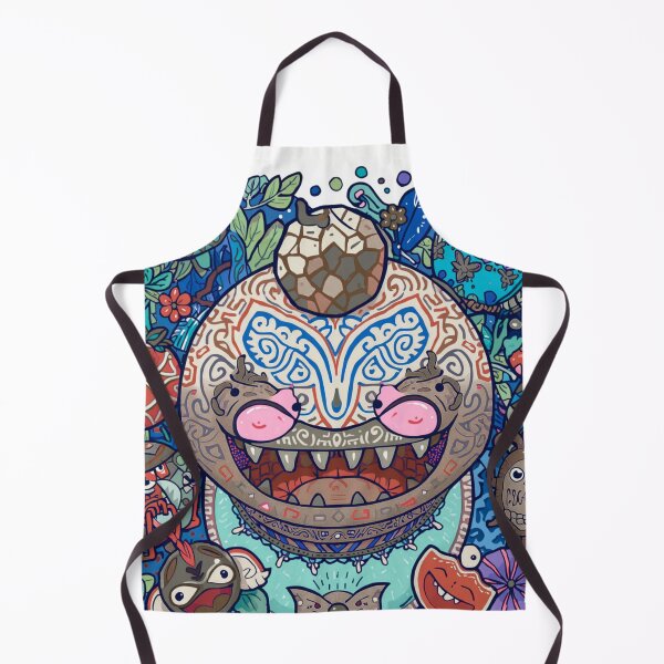 Item preview, Whimsical Tribal Monster Doodle Art Fantasy Creature Illustration designed and sold by Vvmd.