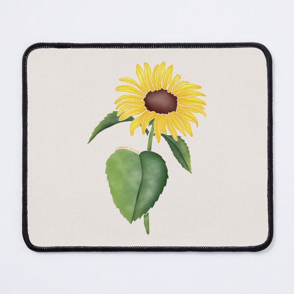 Item preview, Watercolor Common Sunflower Flower- Texas Native Flower designed and sold by Marguerite Artistry.