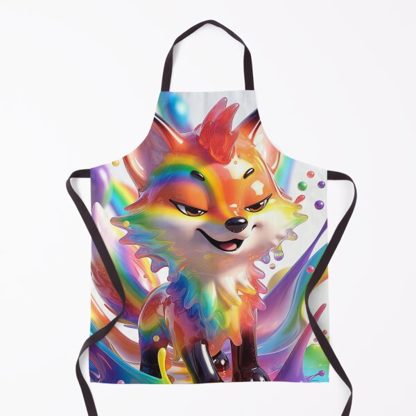 Item preview, Rainbow Groovy Gummy Fox Sly Vibes designed and sold by GroovyGummy .