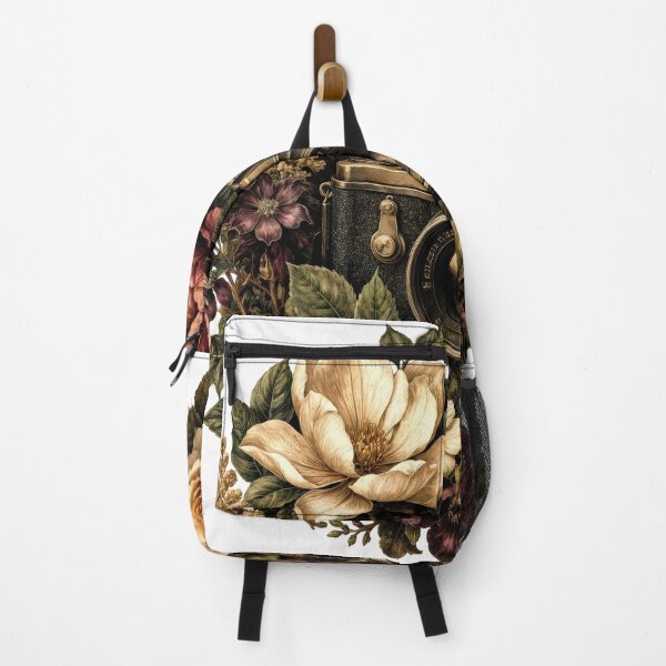 Item preview, Sticker - Decal - T-shirt: Floral Lens: Vintage Camera Bloom designed and sold by ForeverPrintsOK.
