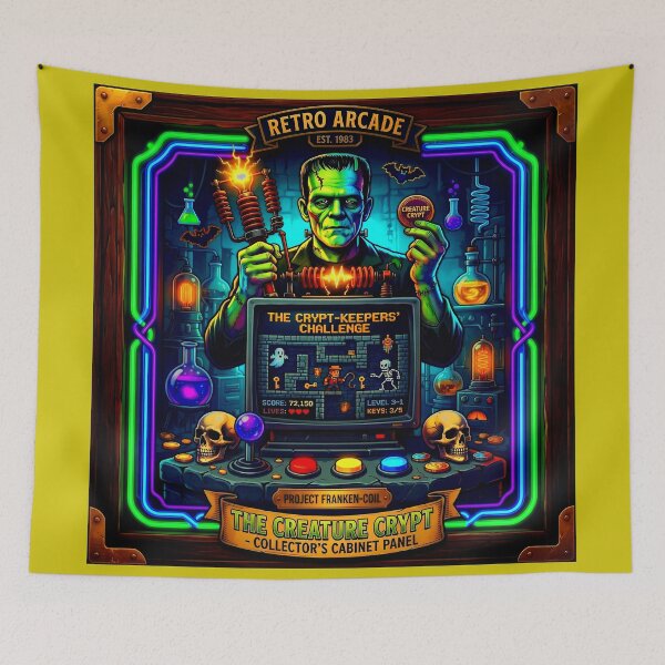 Item preview, Retro Arcade capter Themed Decor designed and sold by Cyber-ART-Studio.