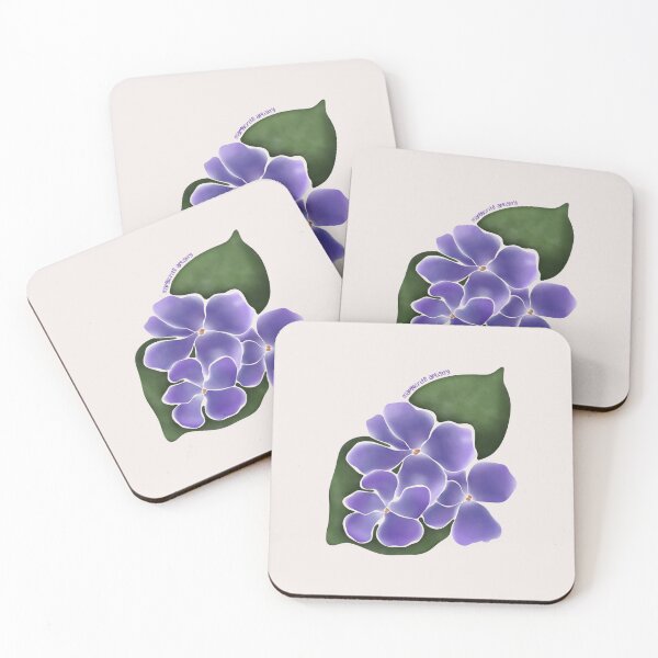 Item preview, Watercolor Common Violets Flower- Texas Native Flower designed and sold by Marguerite Artistry.