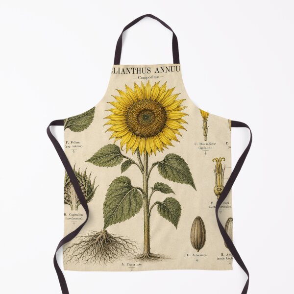 Item preview, Vintage Sunflower Botanical Illustration designed and sold by Girlsale.
