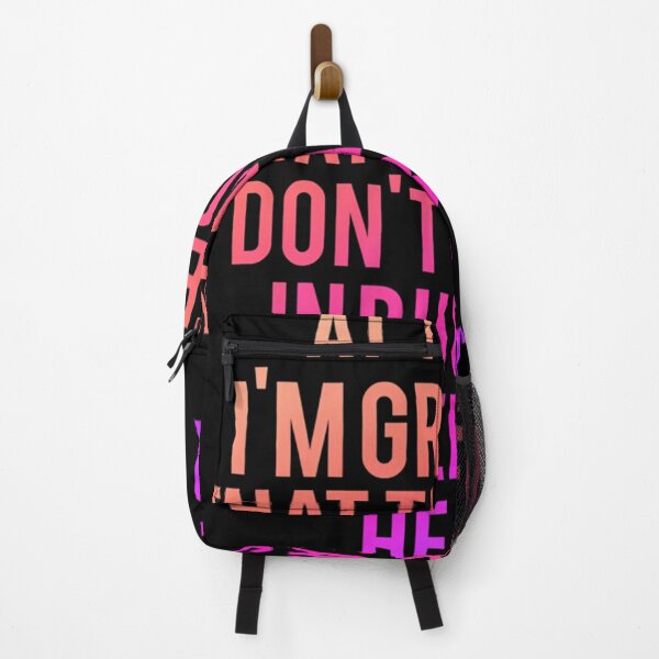 Item preview, Sarcastic Thoughts Quote Orange Pink Purple Gradient Typography designed and sold by MAH NOOR ILYAS.