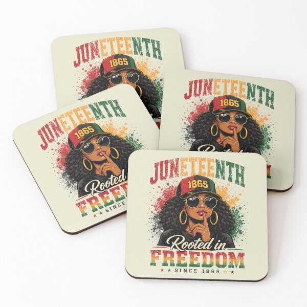 Item preview, Juneteenth Black Women Girls Rooted in Freedom1865 Afro designed and sold by Askedapples.