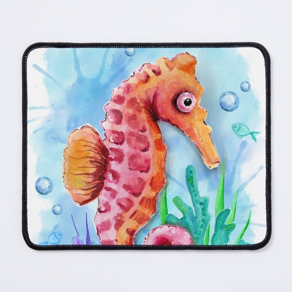 Item preview, Whimsical Seahorse - Original Watercolor Design - Sealife designed and sold by Linda Peterson.