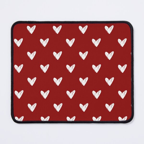 Item preview, Cute White Heart Pattern Phone Case for Girls | Romantic Red Hand-Drawn Heart Journal for Mom | Sweet Love Hearts Blanket for Bridesmaid | Red and White Heart Tote Bag for Friends designed and sold by VivaFy.