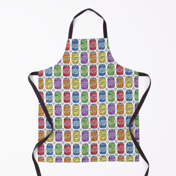 Item preview, Retro Soda Cans Hand-Painted Seamless Pattern designed and sold by SYCESTORE.