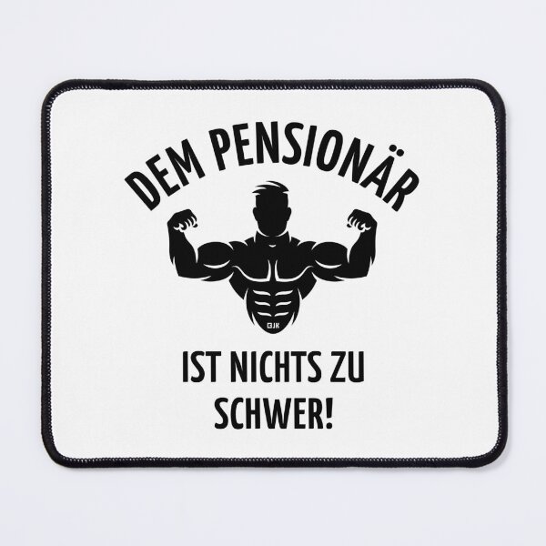 Item preview, Nothing is too difficult for the pensioner! (Retirement / Black) designed and sold by Roderix.