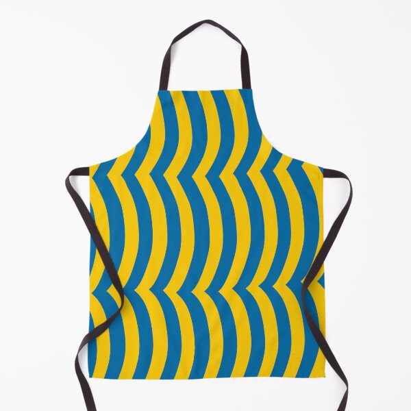 Item preview, Iconic Swedish Wavy Stripes in Blue and Yellow designed and sold by Deutschic.