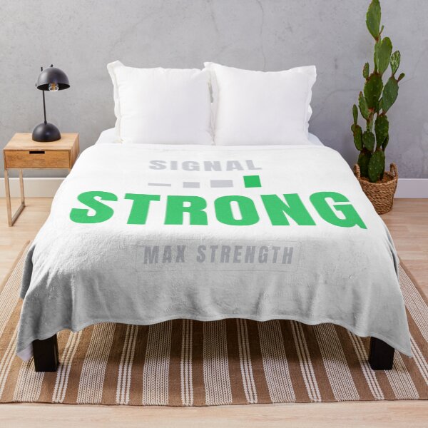 Item preview, Signal Strong | Premium Tech Typography Design designed and sold by HeartAndArtShop.
