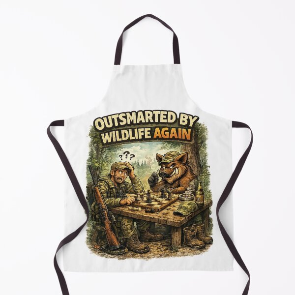 Item preview, Outsmarted By Wildlife Again - Funny Hunting Design designed and sold by C6S5M.