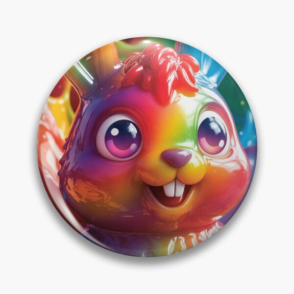 Item preview, Rainbow Groovy Gummy Bunny Hop designed and sold by GroovyGummy .