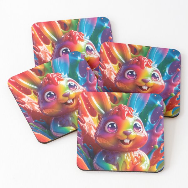 Item preview, Rainbow Groovy Gummy Bunny Hop designed and sold by GroovyGummy .