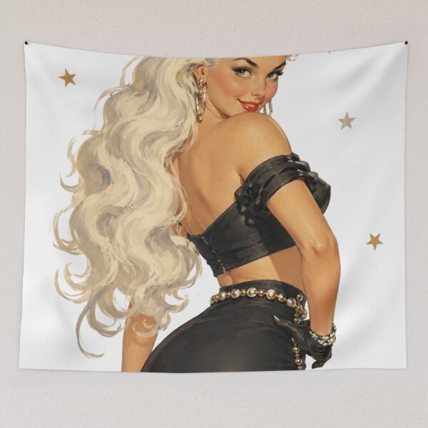 Item preview, Copy of Vintage Lucky Cat Pinup designed and sold by Cosplayvintage.