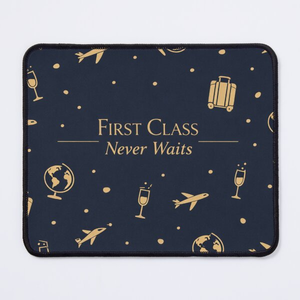 Item preview, Traveler Gift – First Class Never Waits Aviation Design designed and sold by Ve & Co.
