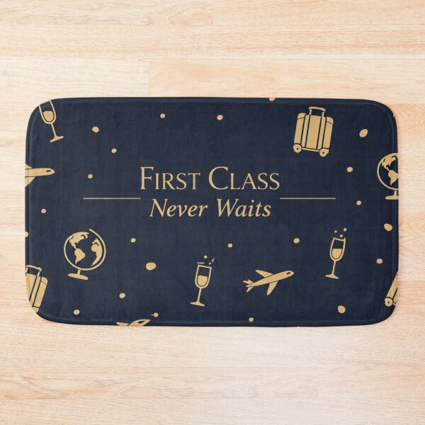 Item preview, Traveler Gift – First Class Never Waits Aviation Design designed and sold by Ve & Co.