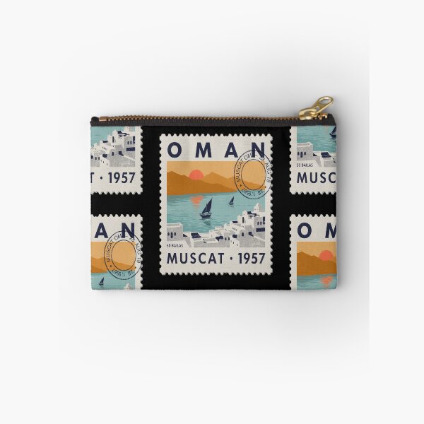 Item preview, Muscat Oman Coastal Postage Stamp Travel Sticker designed and sold by stickercuffs.