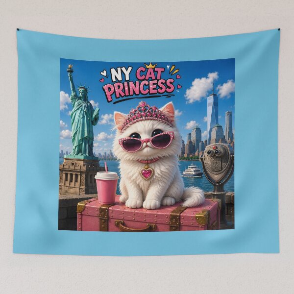 Item preview, NY Cat Princess Statue of Liberty designed and sold by MischiefPaws.