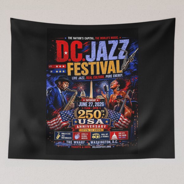Item preview, D.C. JAZZ FESTIVAL June 27, 2026 - USA 250th Anniversary Celebration 1776 to 2026  designed and sold by DBM Photo Art 1.