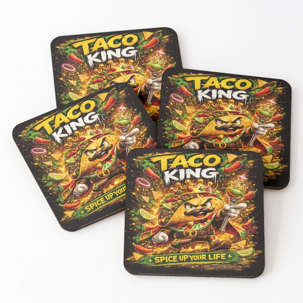 Artikelvorschau, Taco King – Peppen Sie Ihr Leben auf! entworfen und verkauft von IZZO CREATIVE STUDIO.