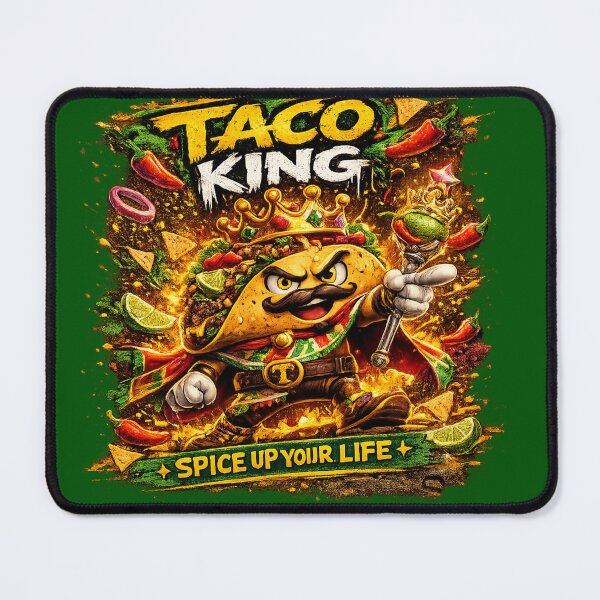 Item preview, Taco King – Spice Up Your Life  designed and sold by IZZO CREATIVE STUDIO.