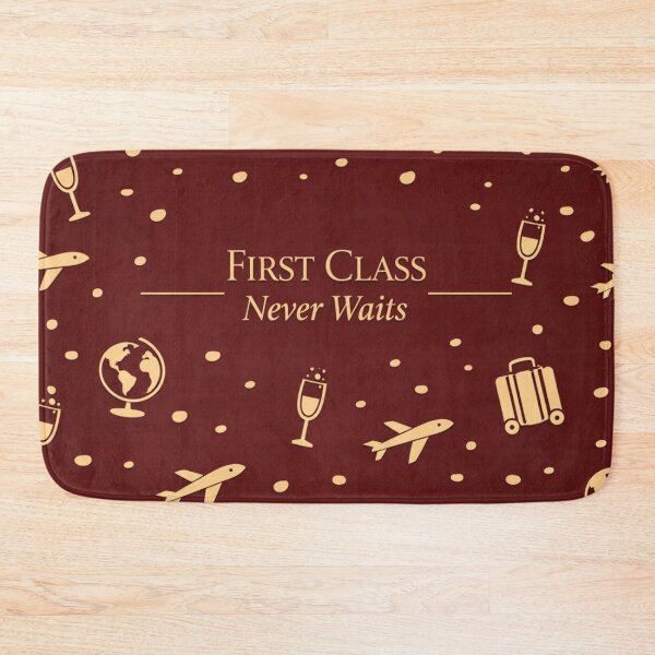 Item preview, Traveler Gift – First Class Never Waits Aviation Design designed and sold by Ve & Co.