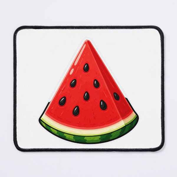 Item preview, Cute Cartoon Watermelon Slice designed and sold by Mysthor-Designs.